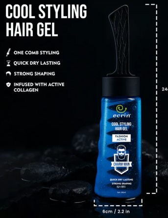 Hair Stlying Gel with Gel Comb
