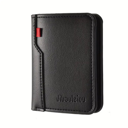 Men’s Ultra Slim Wallet –with Premium Red Stitching